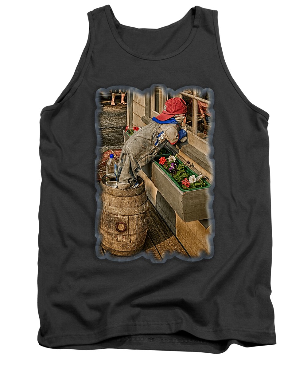 Duvet Tank Top featuring the photograph Candy Store Delight by Mark Myhaver
