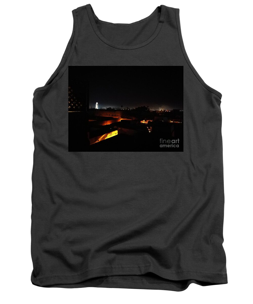 Landscape Tank Top featuring the photograph Can't see you tonight by Jarek Filipowicz