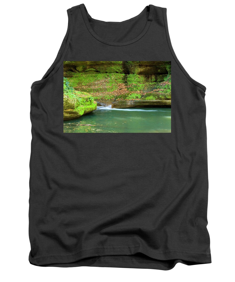 Illinois Tank Top featuring the photograph Canyon Solitude by Todd Bannor