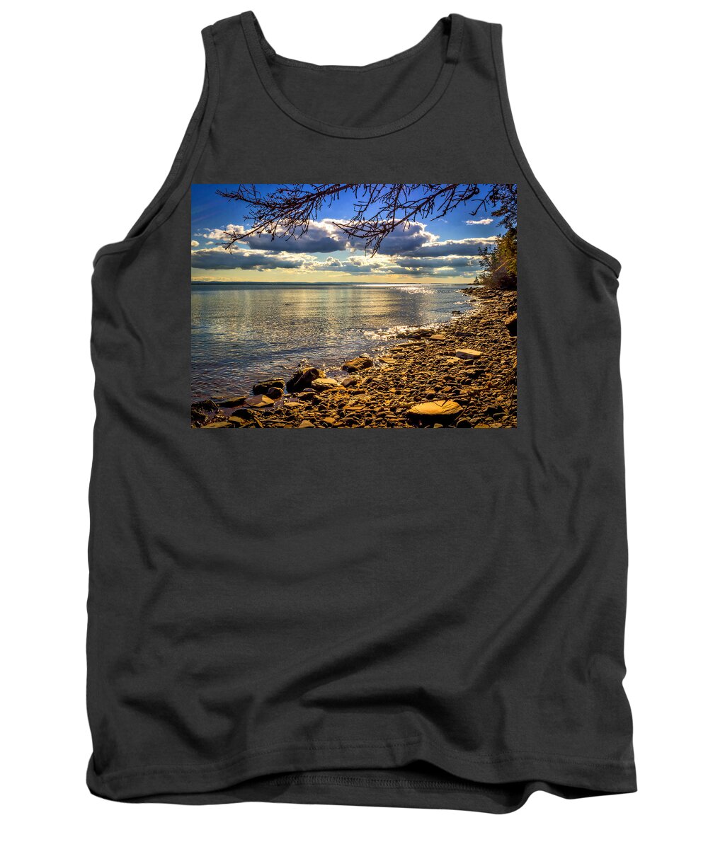 Canada Tank Top featuring the photograph Cape John by Mark Llewellyn