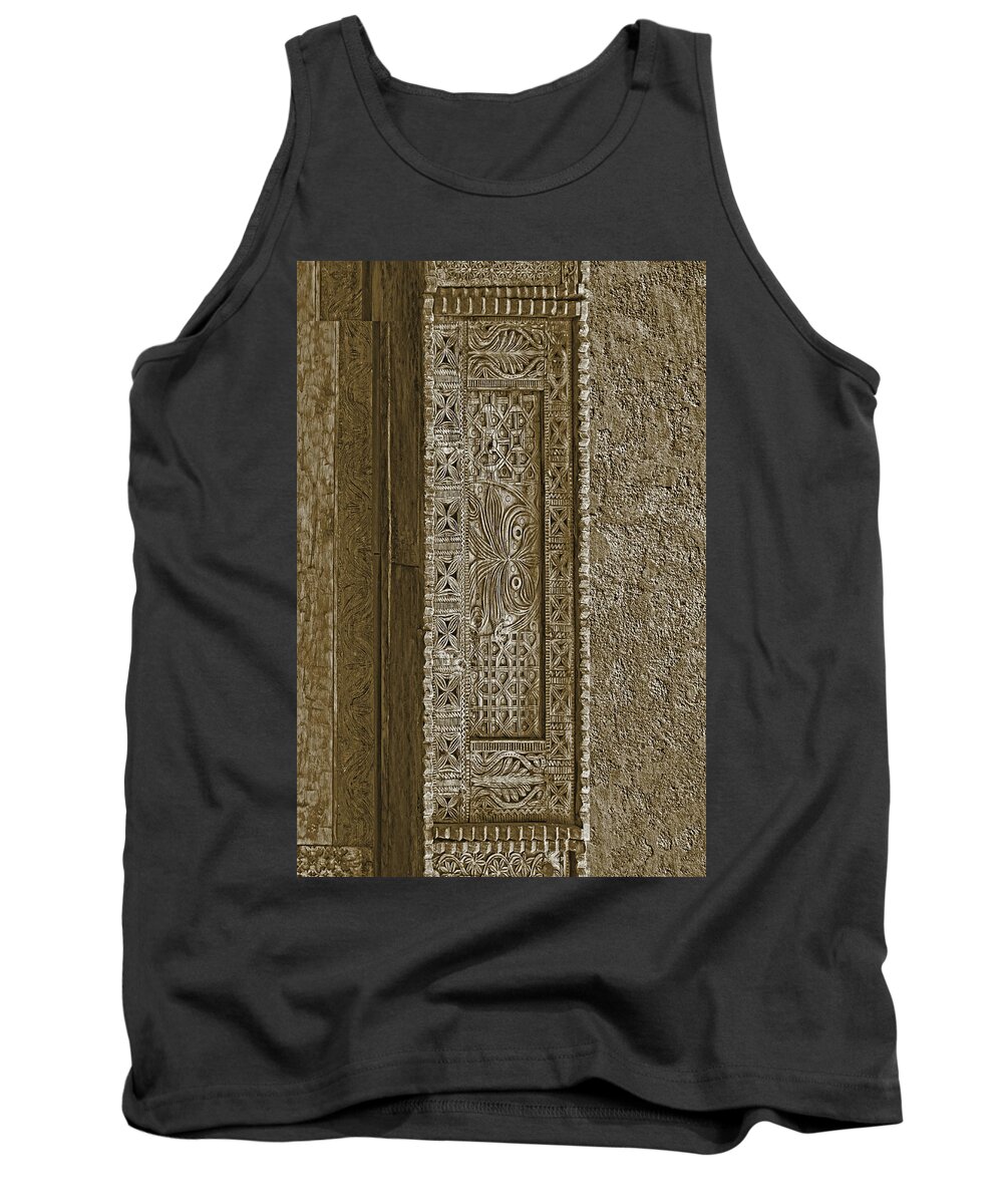 Southwestern Tank Top featuring the photograph Carving - 5 by Nikolyn McDonald