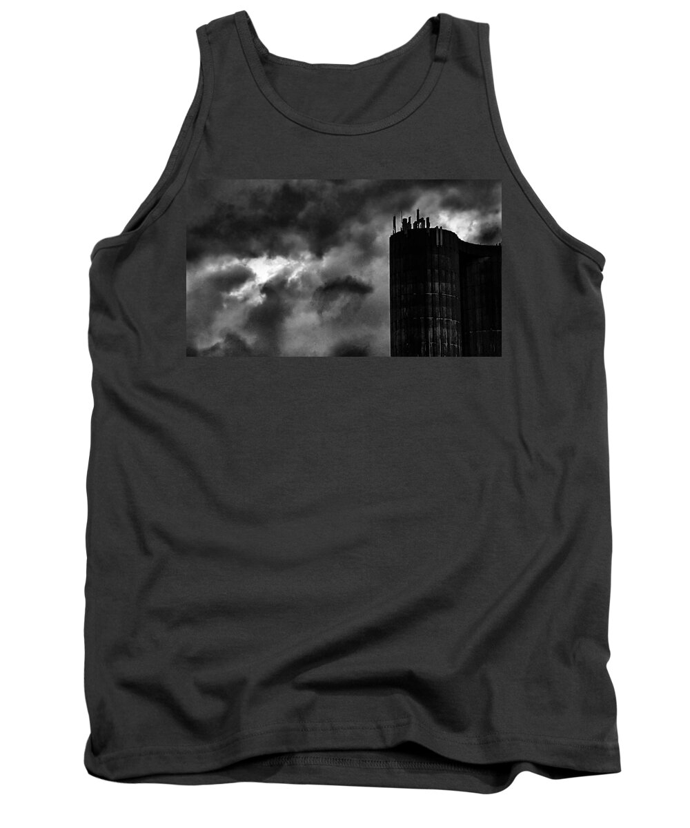 Clouds Tank Top featuring the photograph Castle in the clouds by Pedro Fernandez