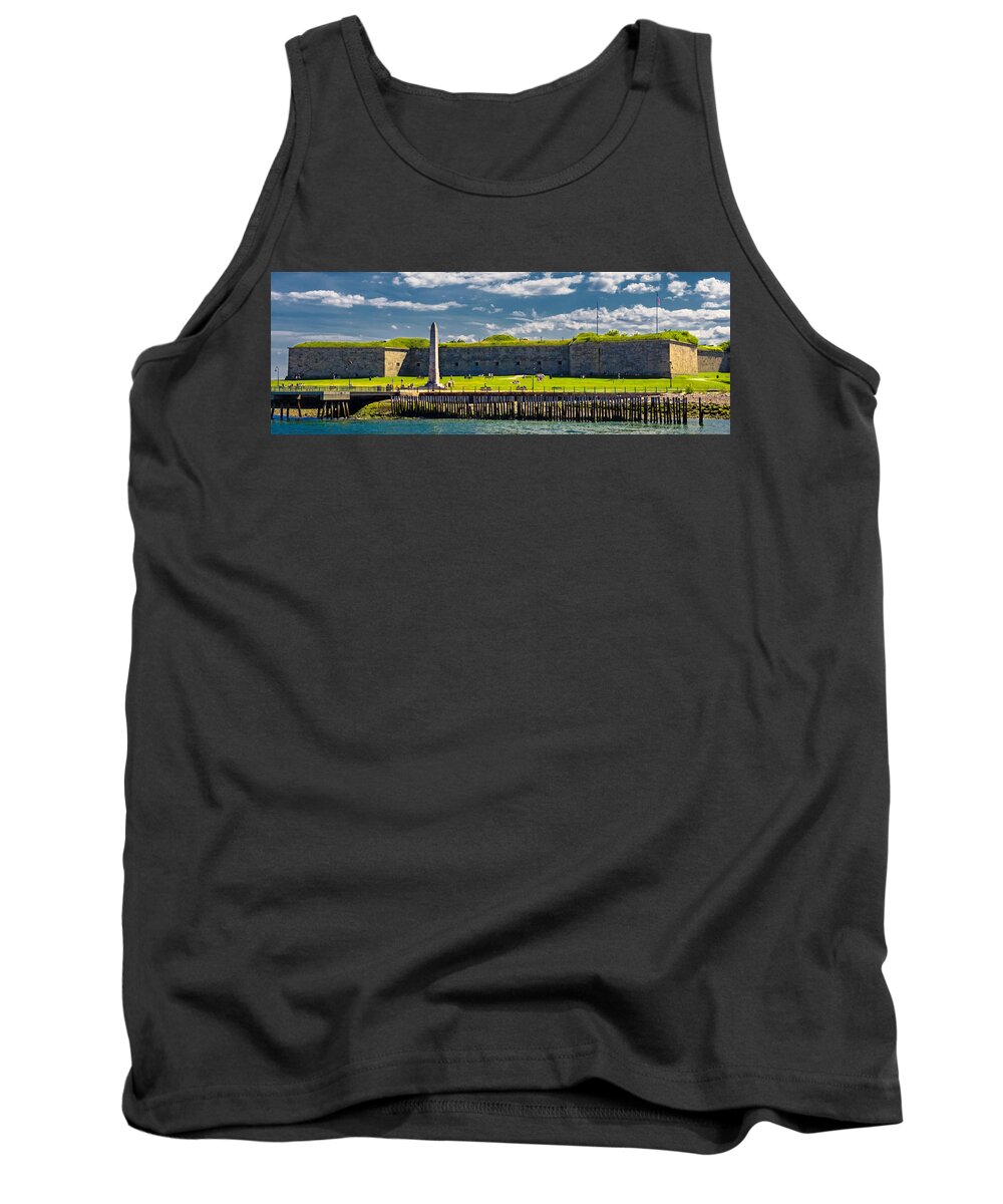 Boston Tank Top featuring the photograph Castle Island by Paul Mangold