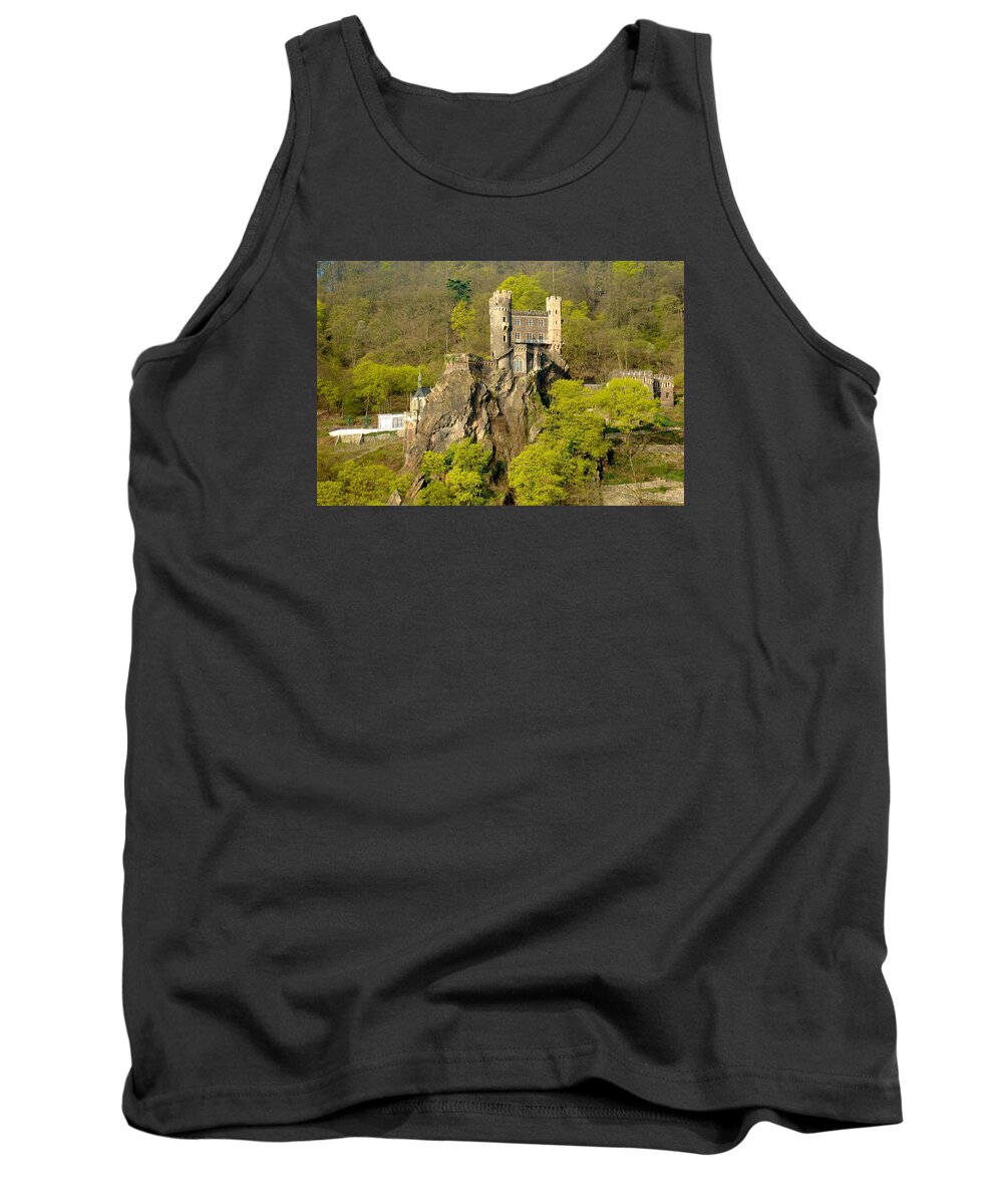 Photograph Tank Top featuring the photograph Castle on a Rock by Richard Gehlbach