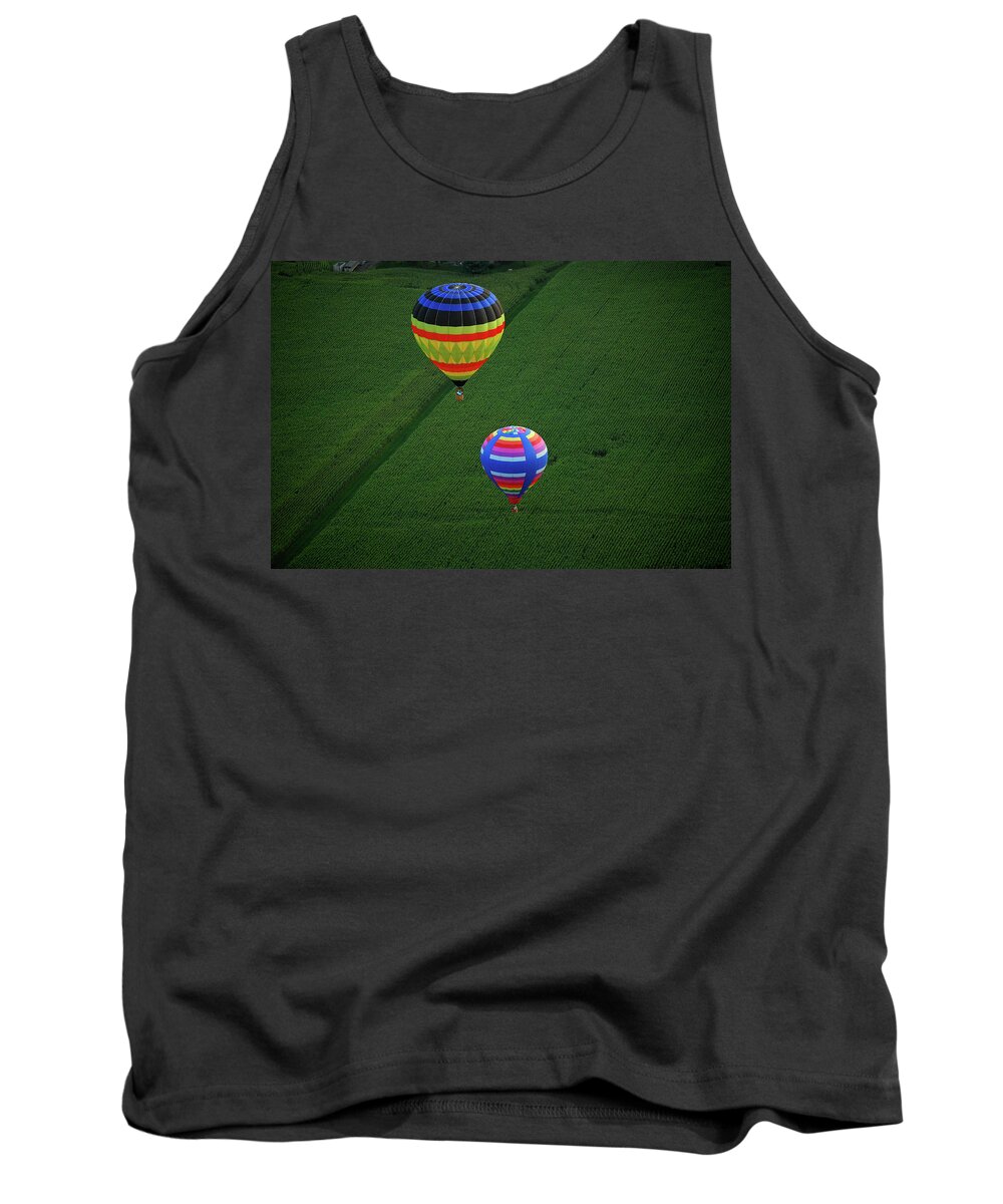 Balloon Tank Top featuring the photograph Catch me if you can by Lori Tambakis
