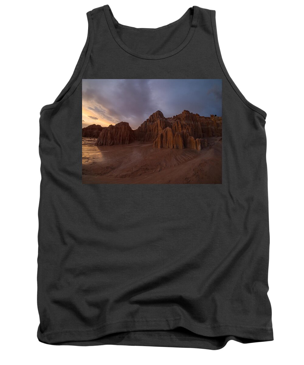 Cathedral Gorge Tank Top featuring the photograph Cathedral Gorge by Emily Dickey