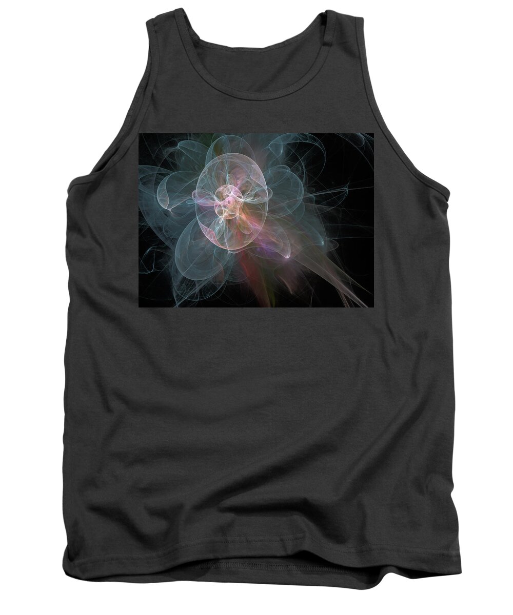 Abstract Tank Top featuring the photograph Celestial Jellyfish by Ronda Broatch