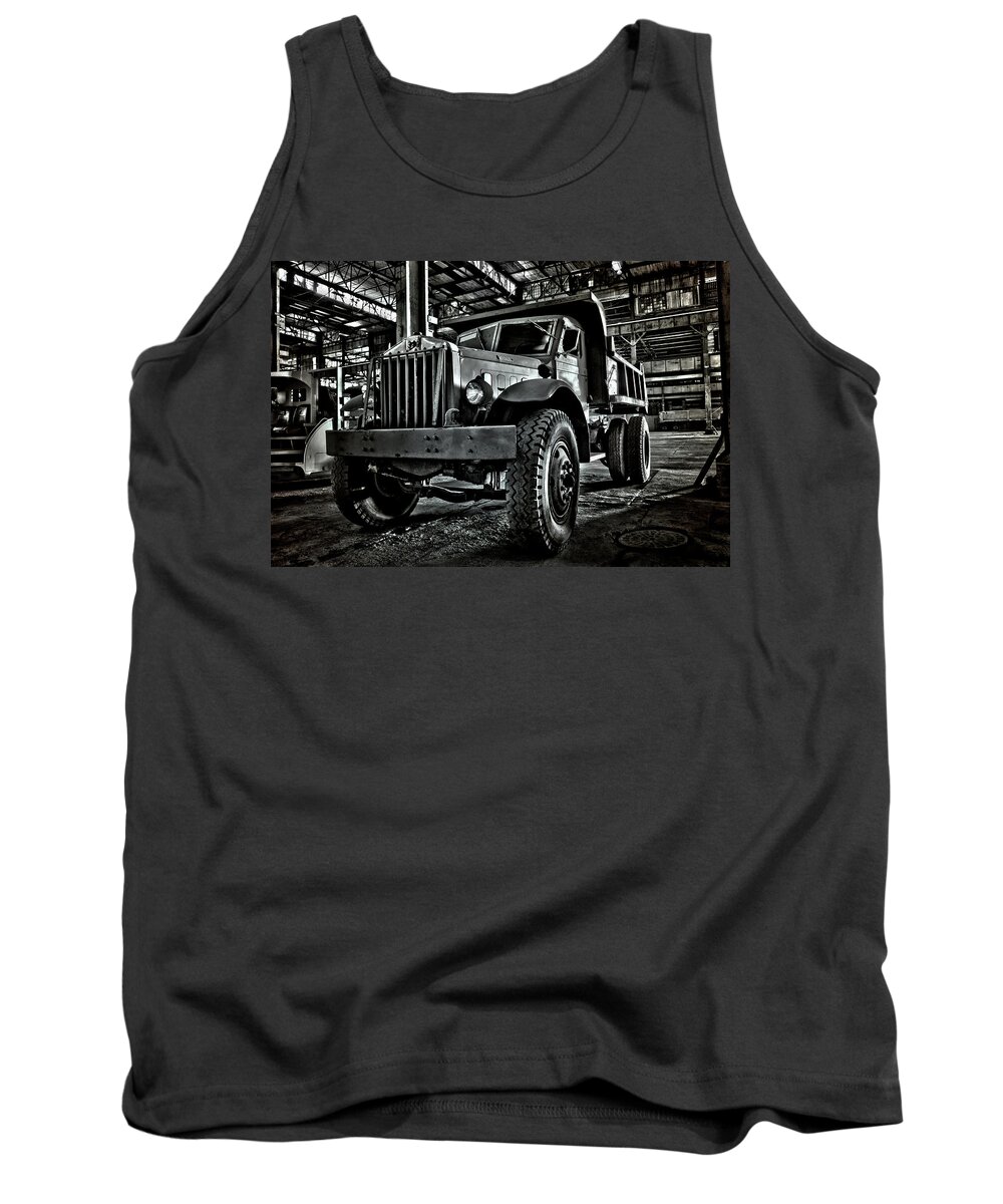 Truck Tank Top featuring the photograph Chain Drive Sterling by Luke Moore