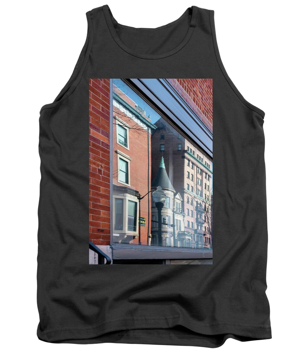 Charles Street Tank Top featuring the photograph Charles Street Baltimore by Steven Richman