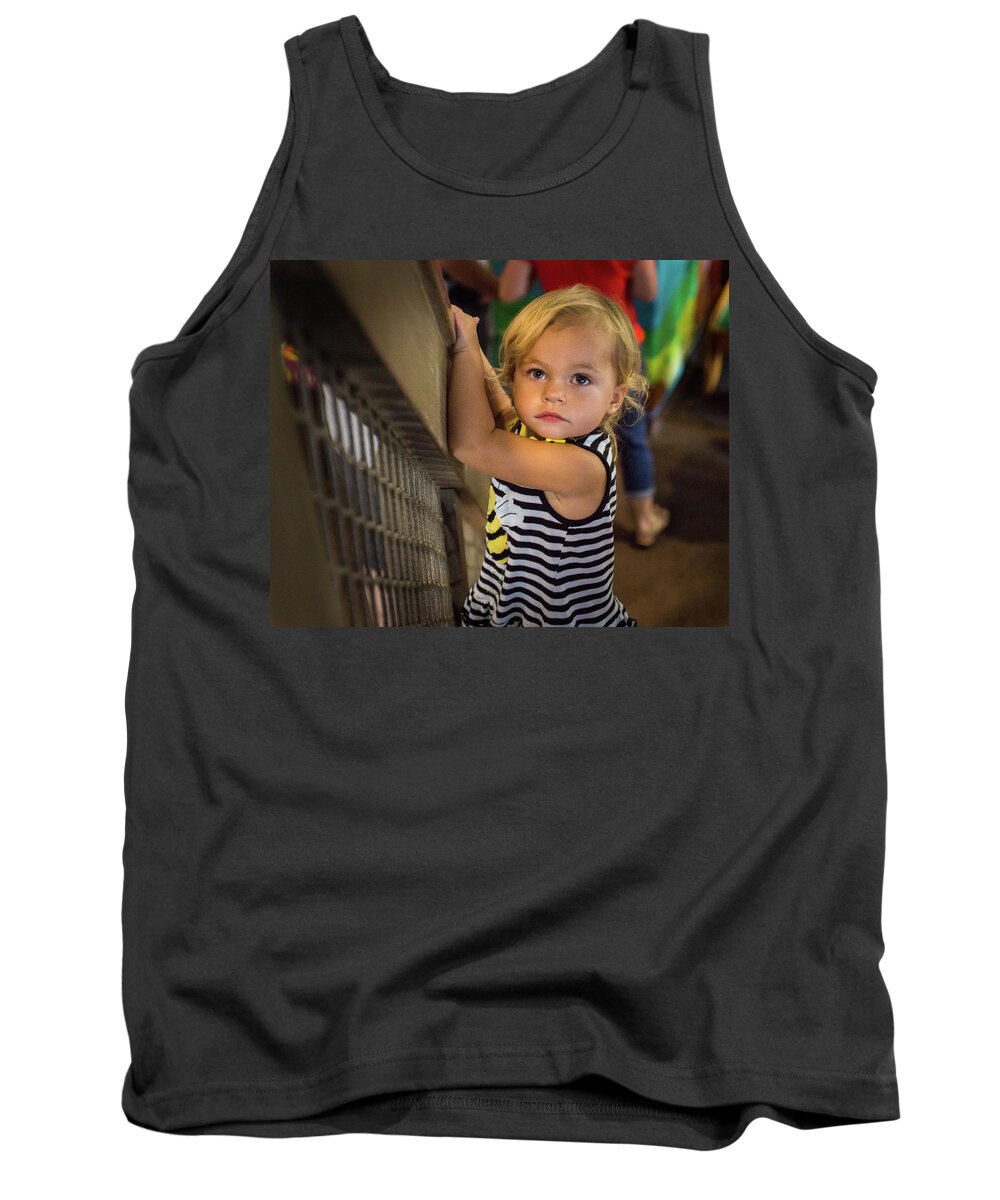 Bill Pevlor Tank Top featuring the photograph Child In the Light by Bill Pevlor