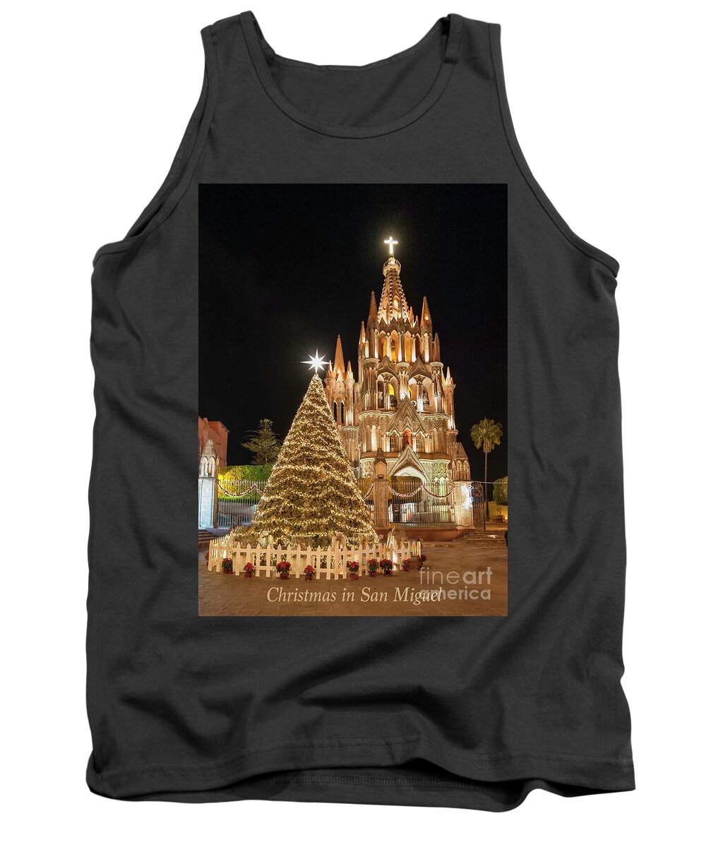Christmas Tank Top featuring the photograph Christmas in San Miguel by Barry Weiss