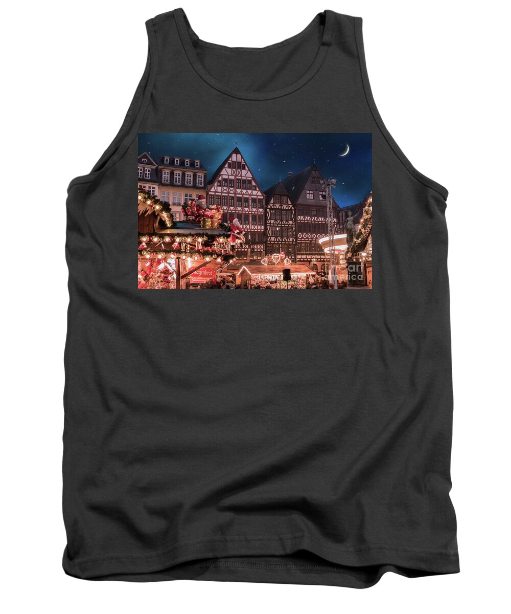 Advent Tank Top featuring the photograph Christmas Market by Juli Scalzi