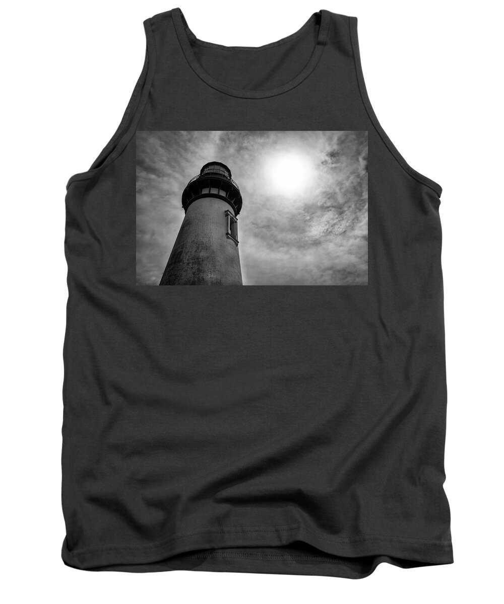 Lighthouse Tank Top featuring the photograph Circled in Light by Steven Clark