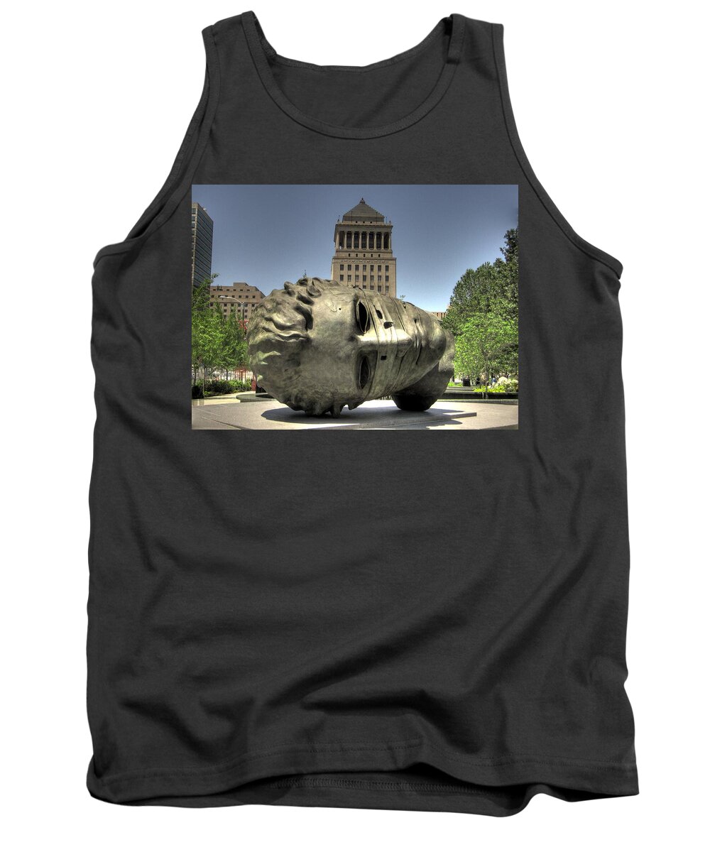 City Garden Tank Top featuring the photograph City Garden by Jane Linders