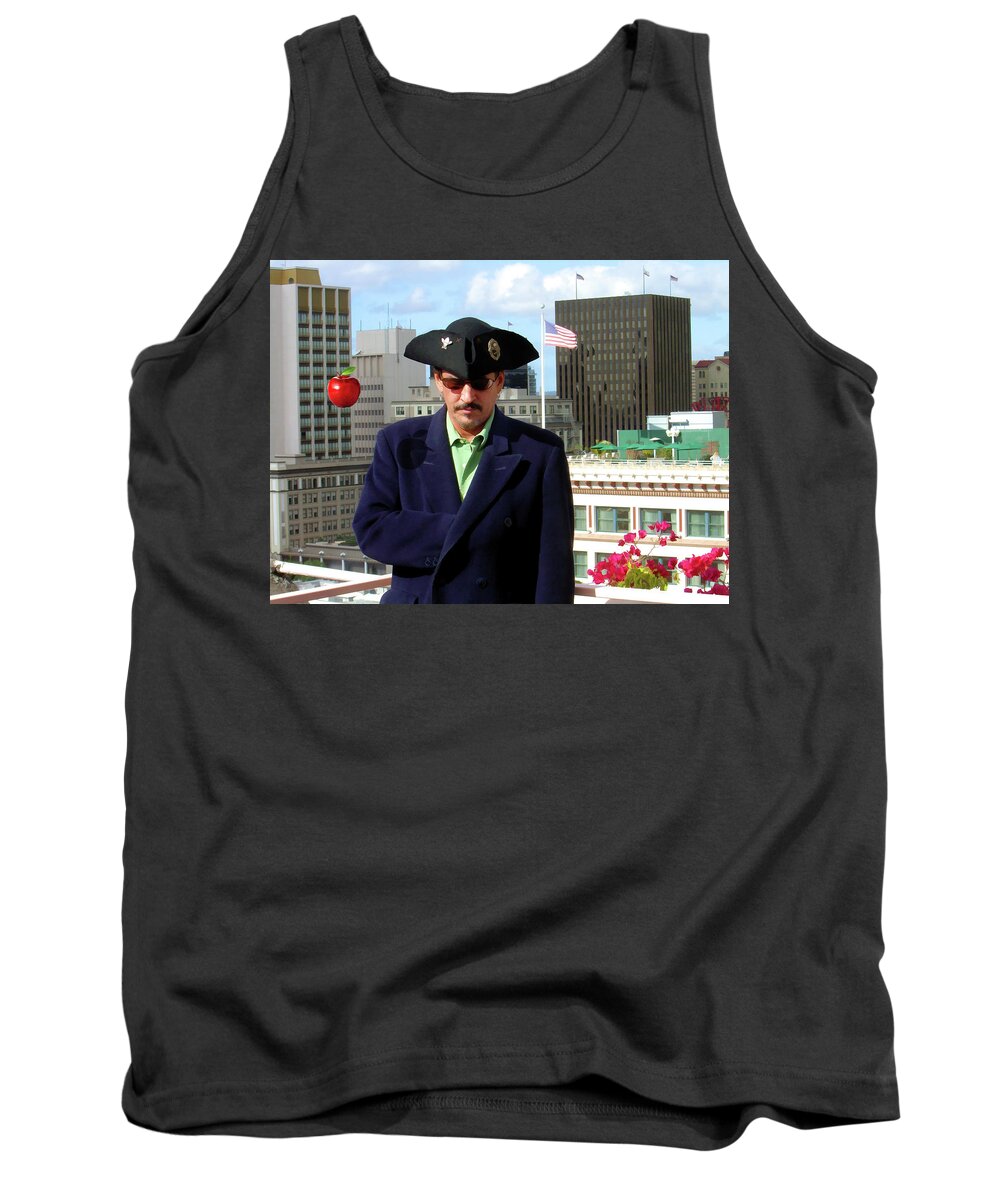 Pirate Tank Top featuring the photograph City Pirate by Snake Jagger
