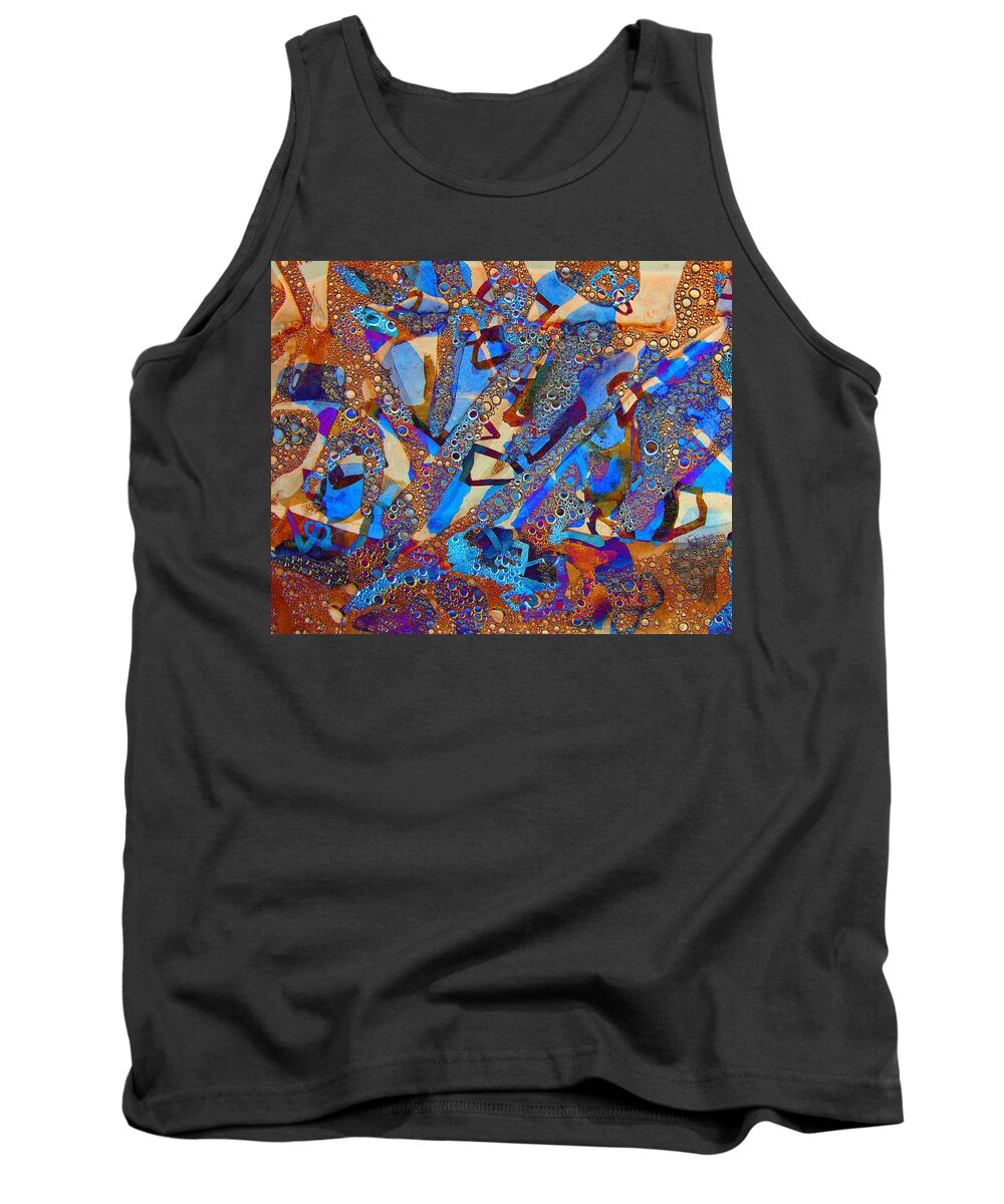 Abstract Tank Top featuring the photograph Clamor for Klimt by Matt Cegelis
