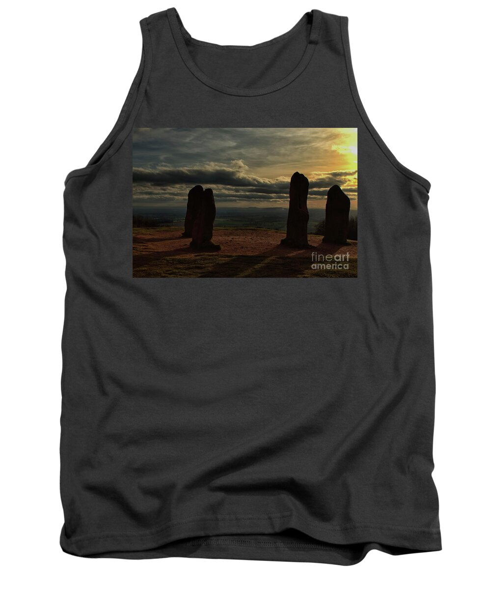 Monument Tank Top featuring the photograph Clent Hills Folly by Baggieoldboy