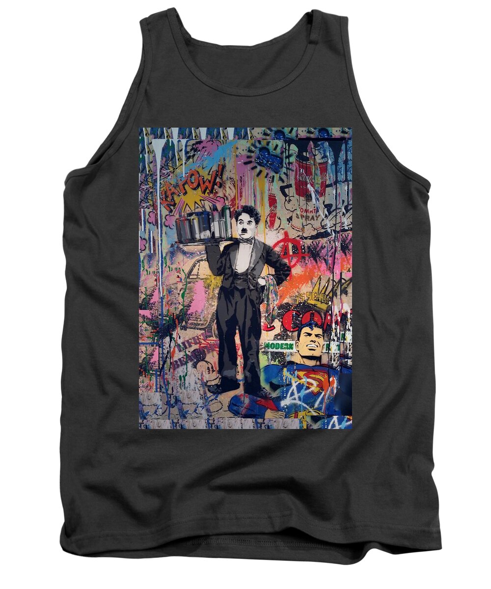Superman Tank Top featuring the photograph Collageiscope by Rob Hans