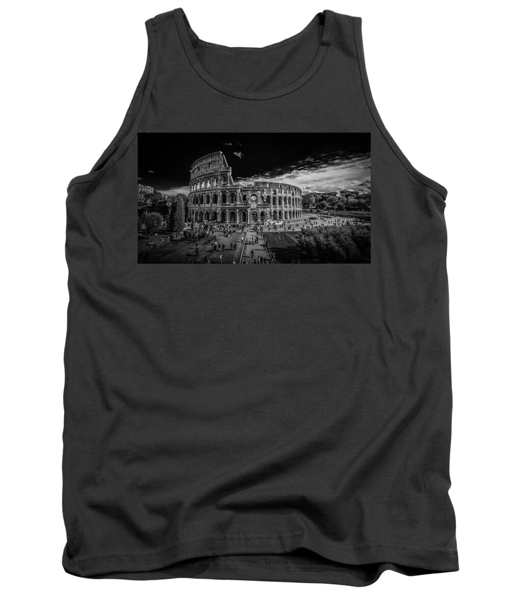 Ancient Tank Top featuring the photograph Colosseum by James Billings