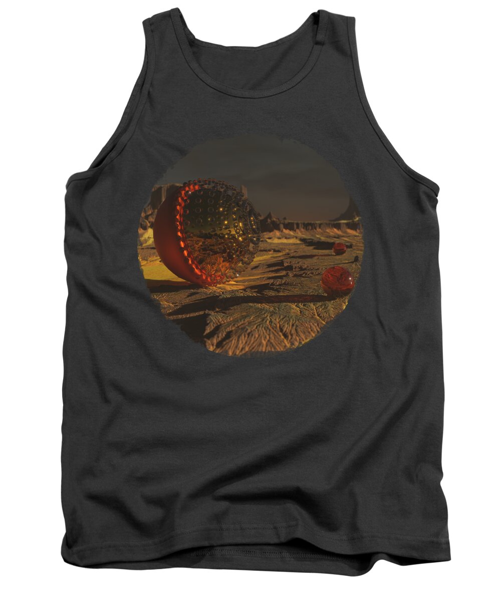 Fantasy Tank Top featuring the digital art Communication by Spacefrog Designs