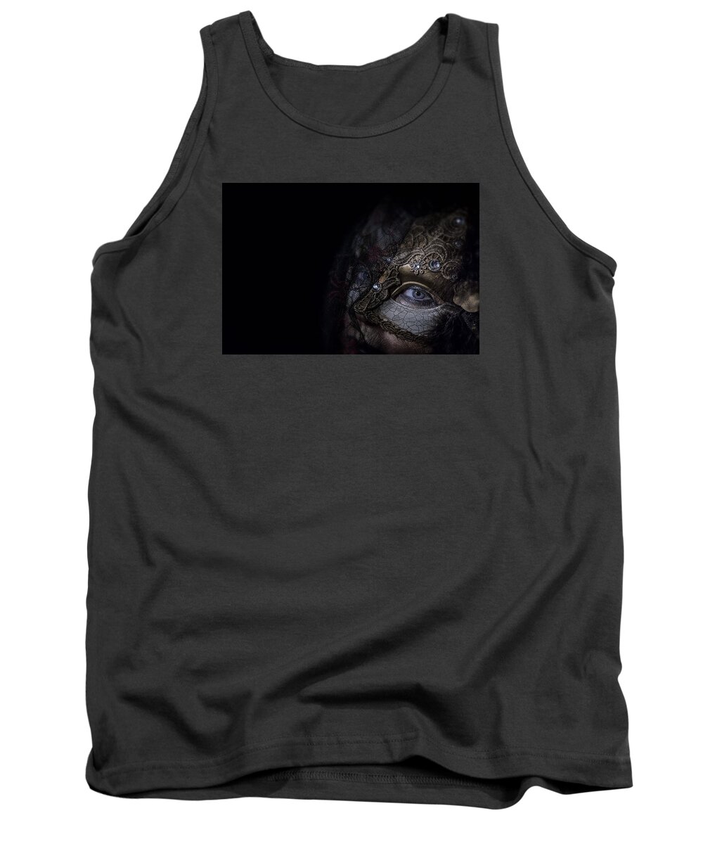 Crystal Yingling Tank Top featuring the photograph Corner of My Eye by Ghostwinds Photography
