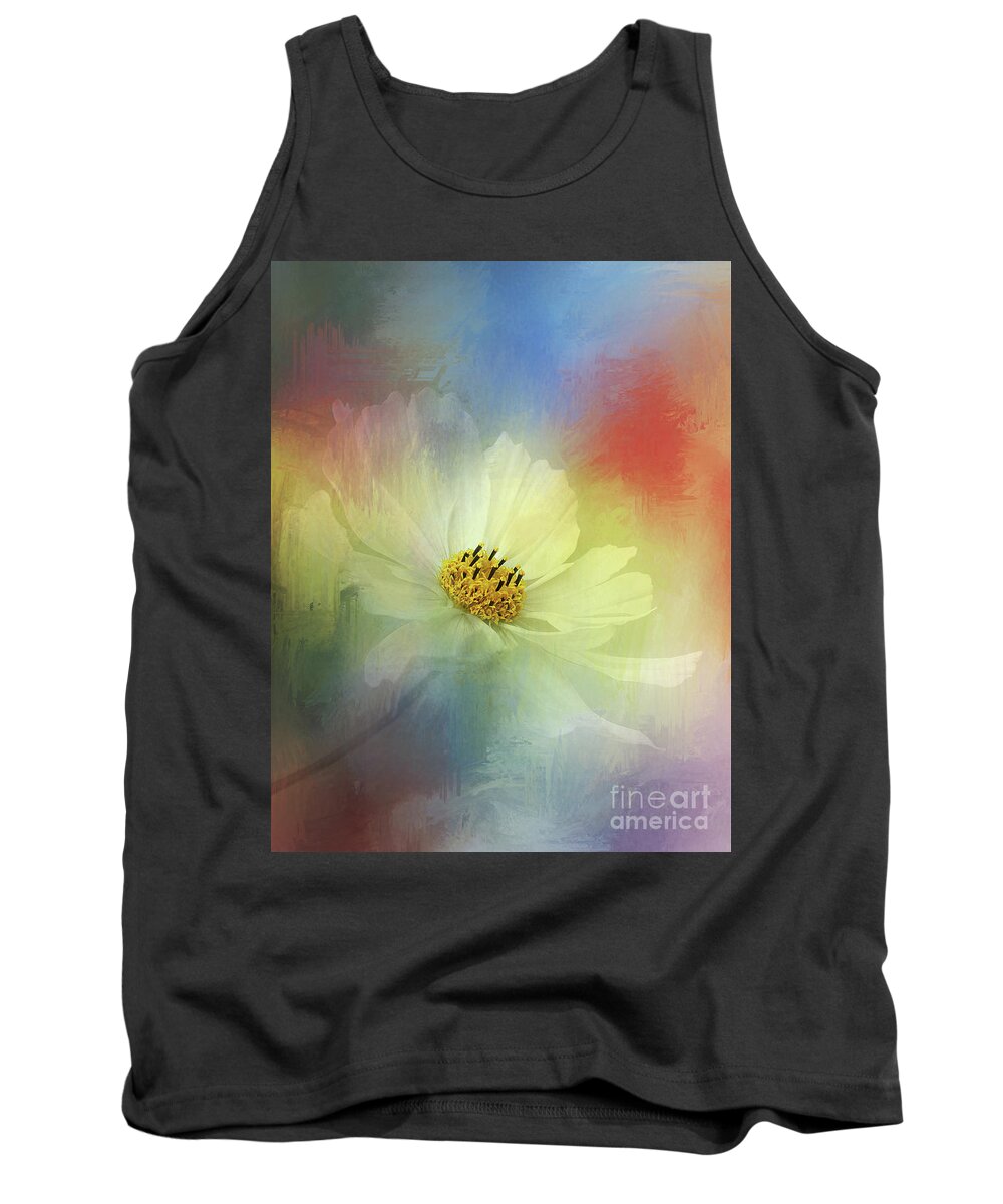 Photography Tank Top featuring the photograph Cosmos Dreaming Abstract by Kaye Menner by Kaye Menner