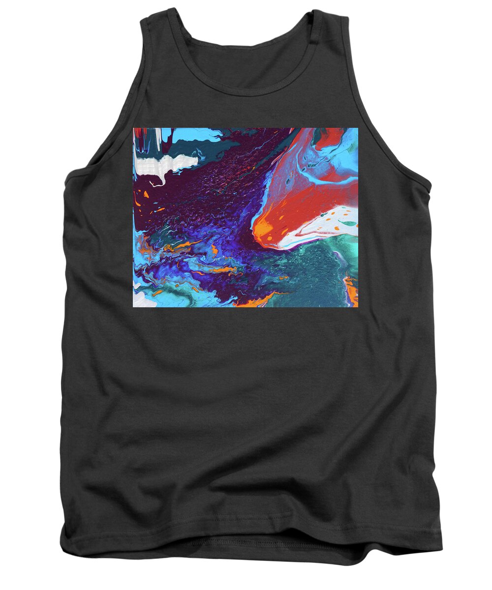 Fusionart Tank Top featuring the painting Cosmos by Ralph White