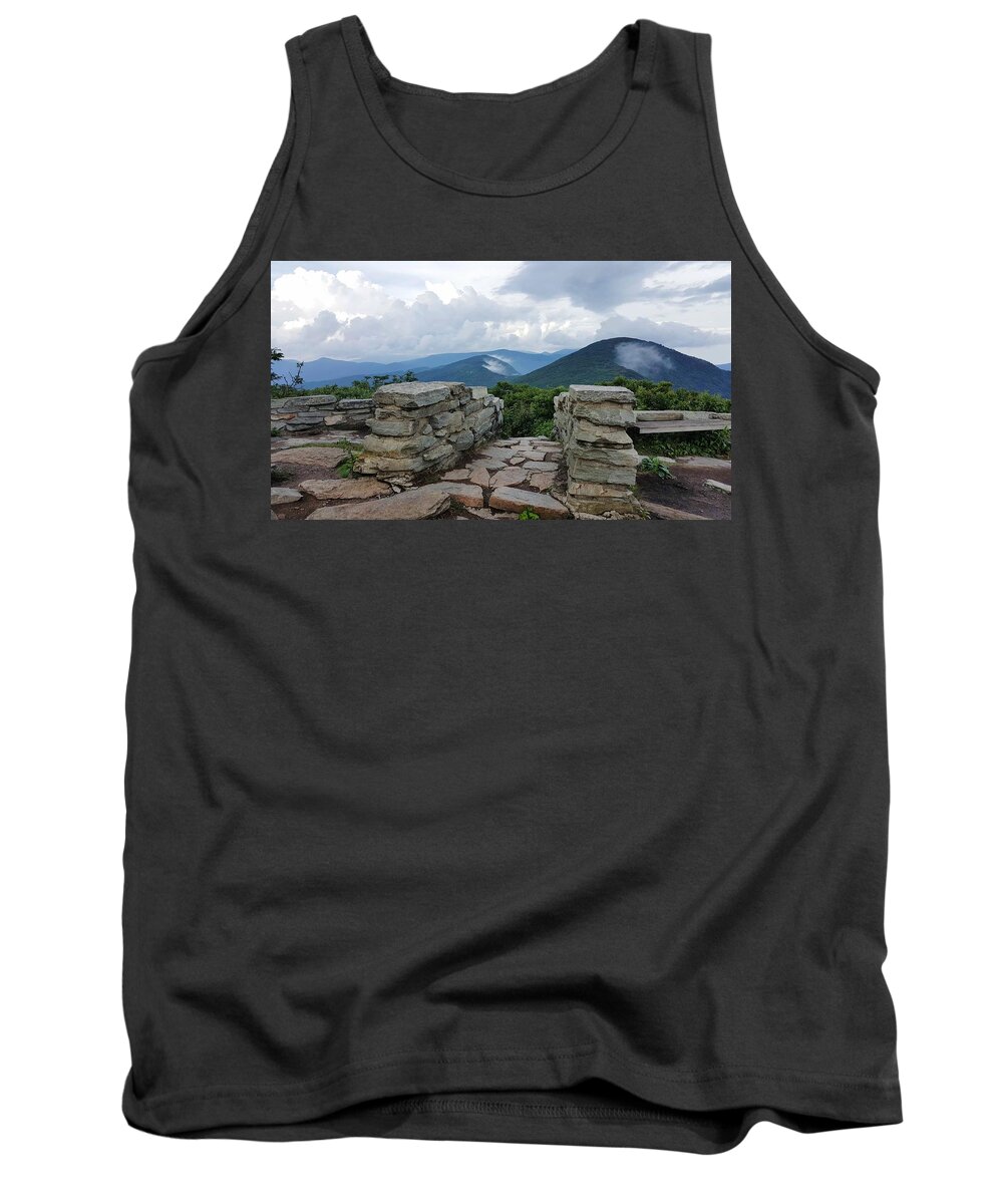 Craggy Pinnacle Tank Top featuring the photograph Craggy Pinnacle Vista 02 by William Slider