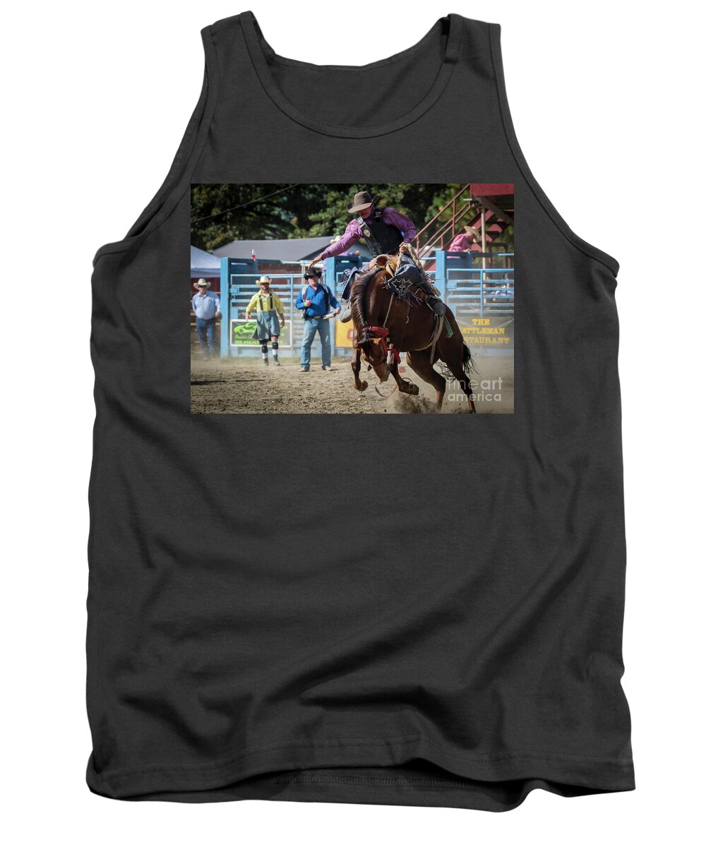 Rodeo Tank Top featuring the photograph Crazy Horse by Sal Ahmed