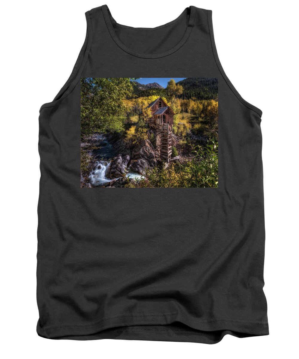 Crystal Mill Tank Top featuring the photograph Crystal Mill Colorado by Michael Ash