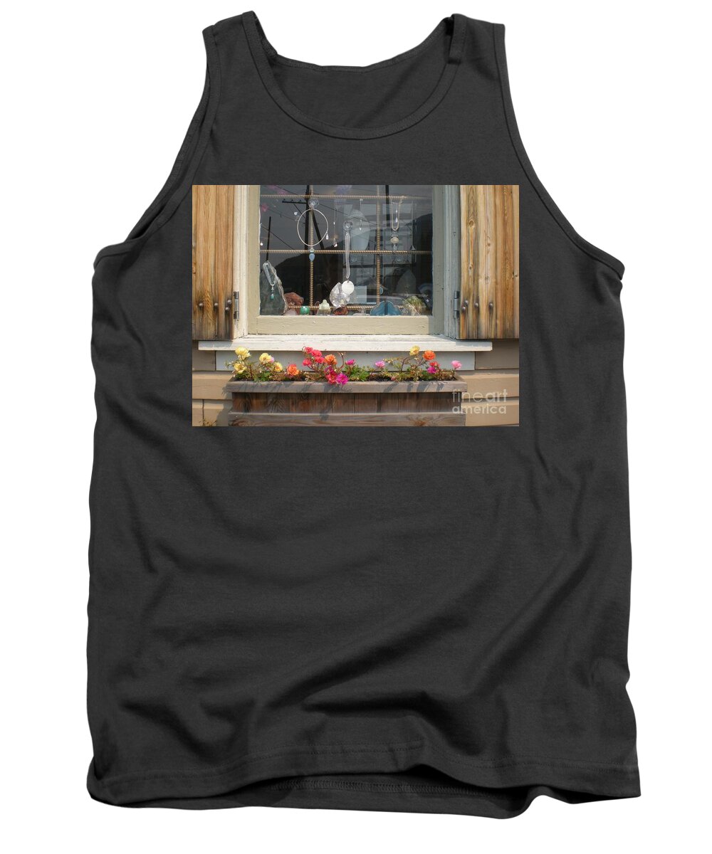Crystal Shop Tank Top featuring the photograph Crystal Window by Kim Prowse