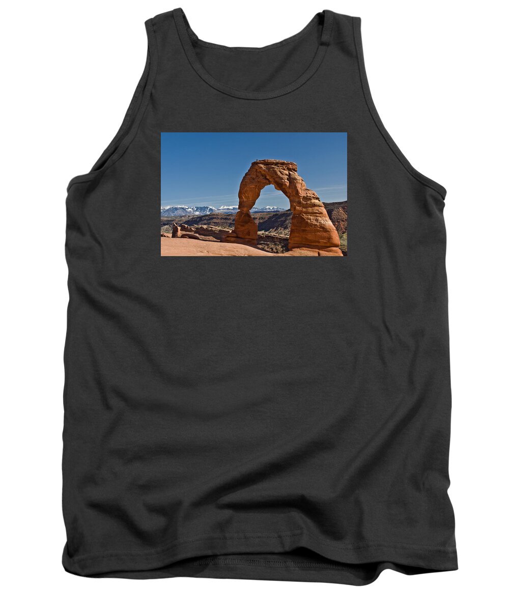 Delicate Tank Top featuring the photograph Delicate Arch by Jedediah Hohf