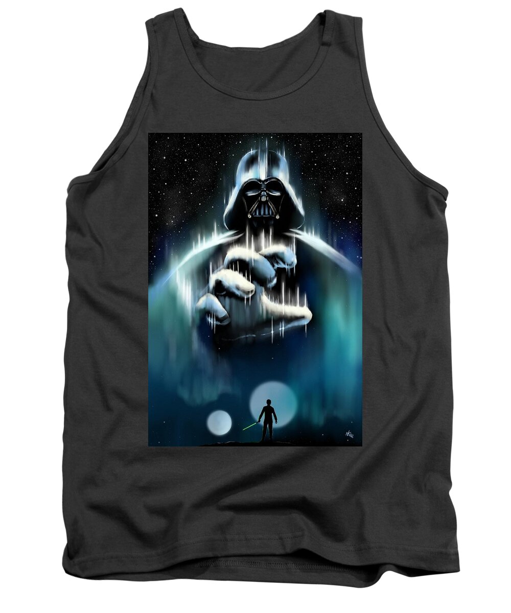 Vader Tank Top featuring the digital art Destiny by Norman Klein