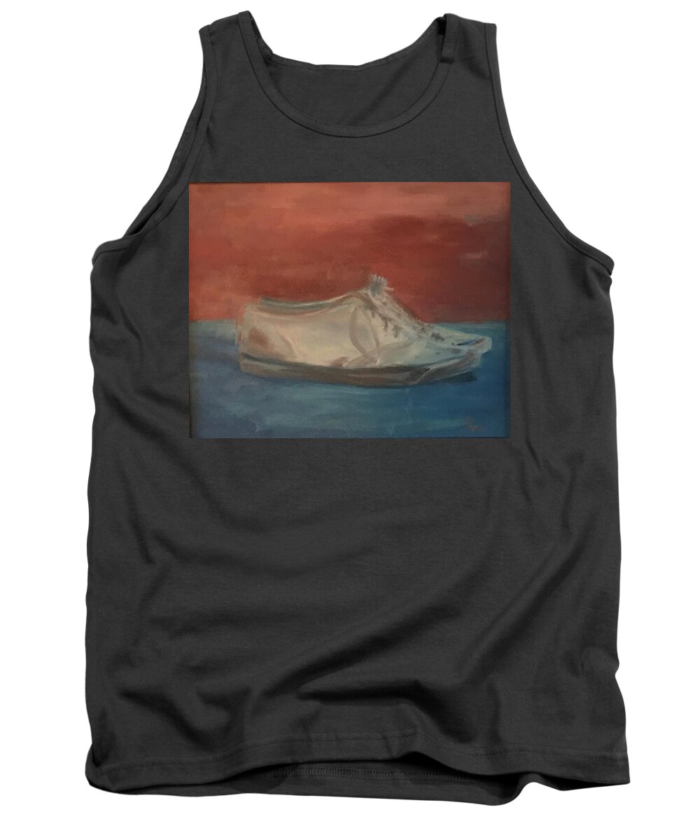 Still Life Tank Top featuring the painting Shoes by Bruce Ben Pope
