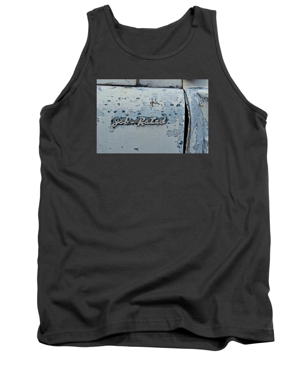 Old Truck Tank Top featuring the photograph Dodge Pickup - Job Rated by Gary Karlsen
