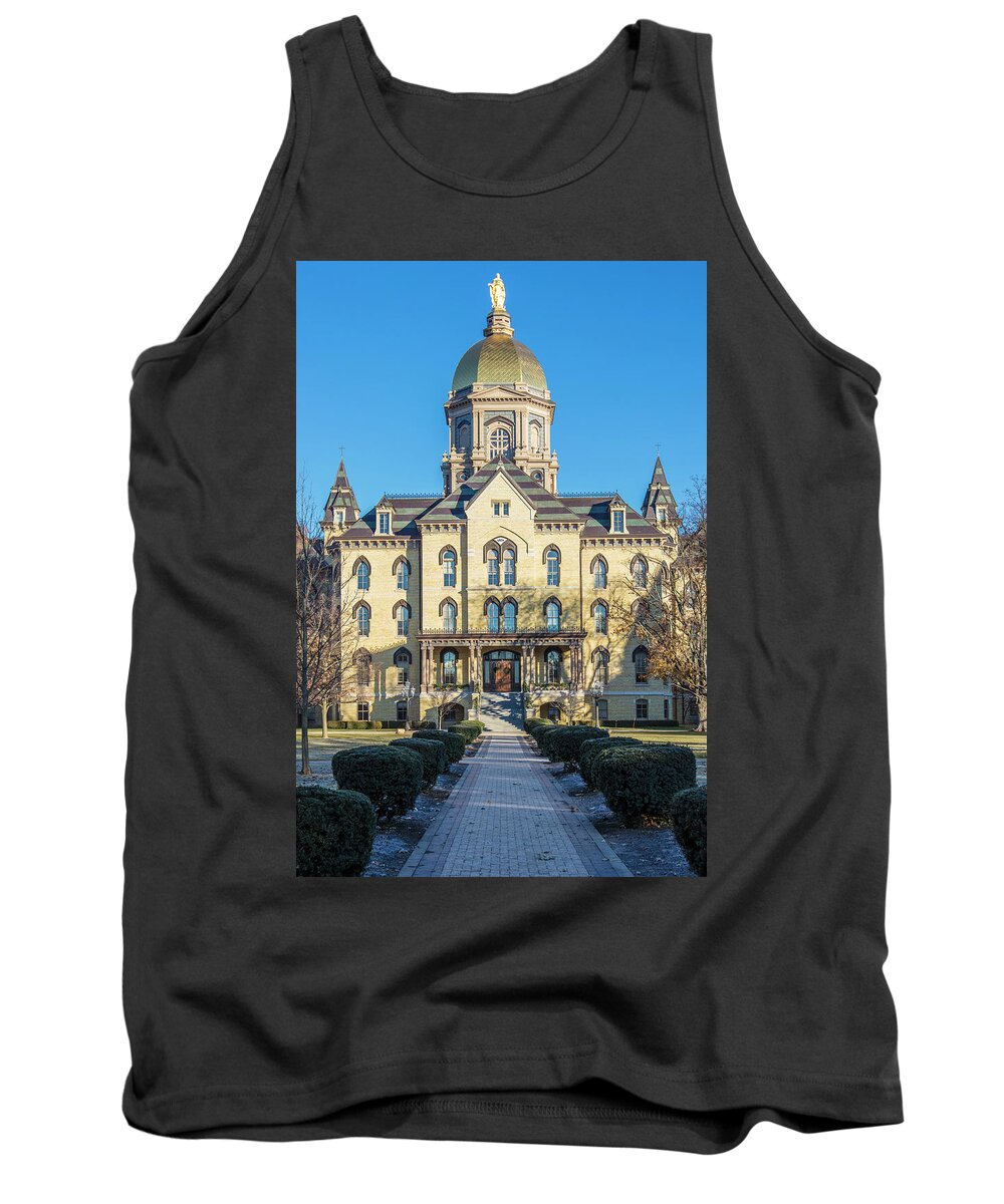 American University Tank Top featuring the photograph Dome at University of Notre Dame by John McGraw