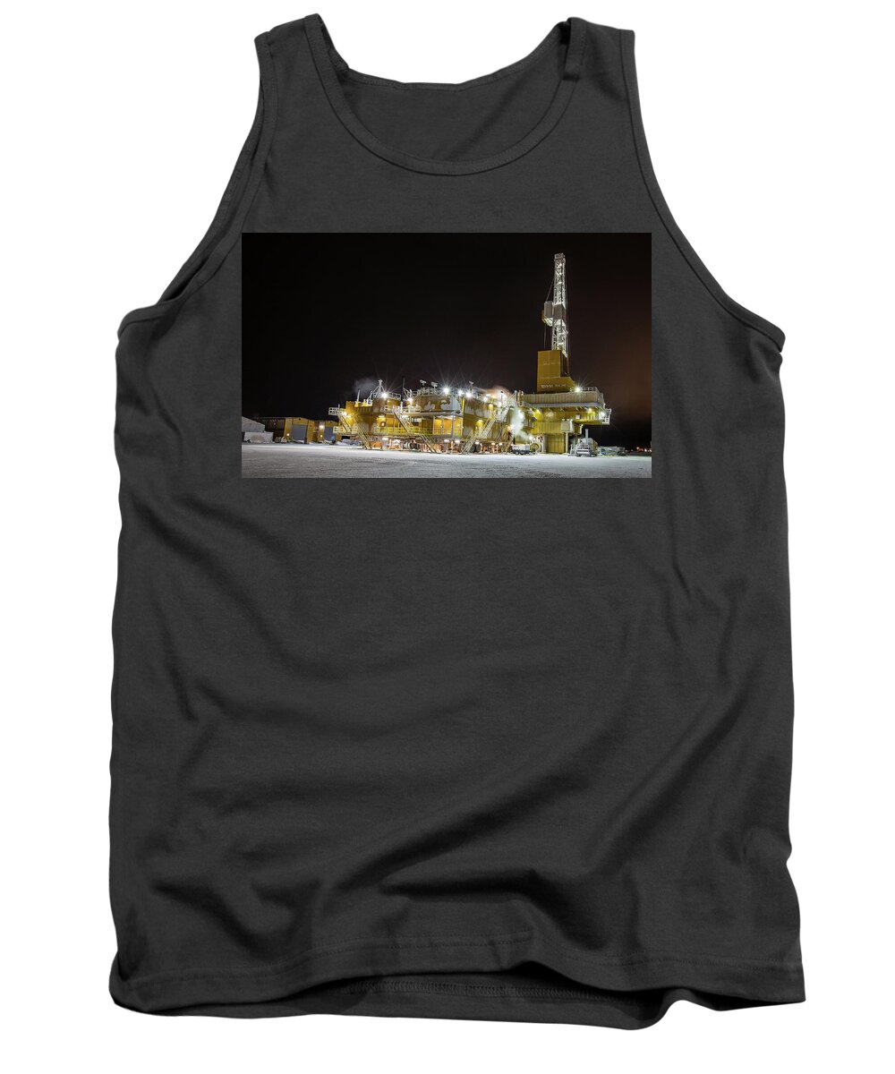 Sam Amato Photography Tank Top featuring the photograph Doyon Rig 142 Drilling Rig by Sam Amato