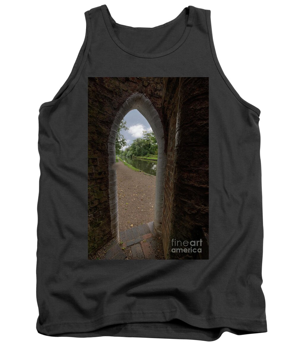 Drayton Tank Top featuring the photograph Drayton footbridge by Steev Stamford