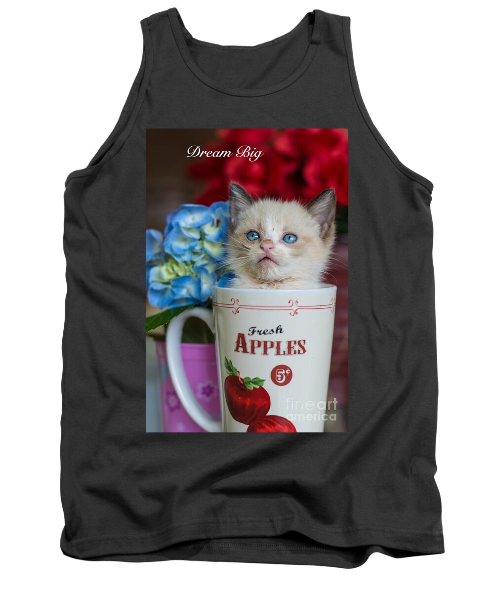 Kitty Tank Top featuring the photograph Dream Big by Metaphor Photo
