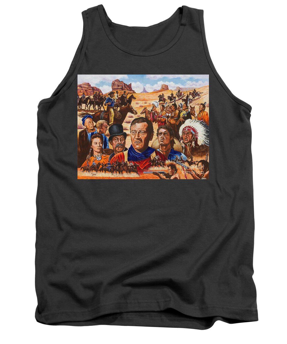 Duke Tank Top featuring the painting Duke by Michael Frank