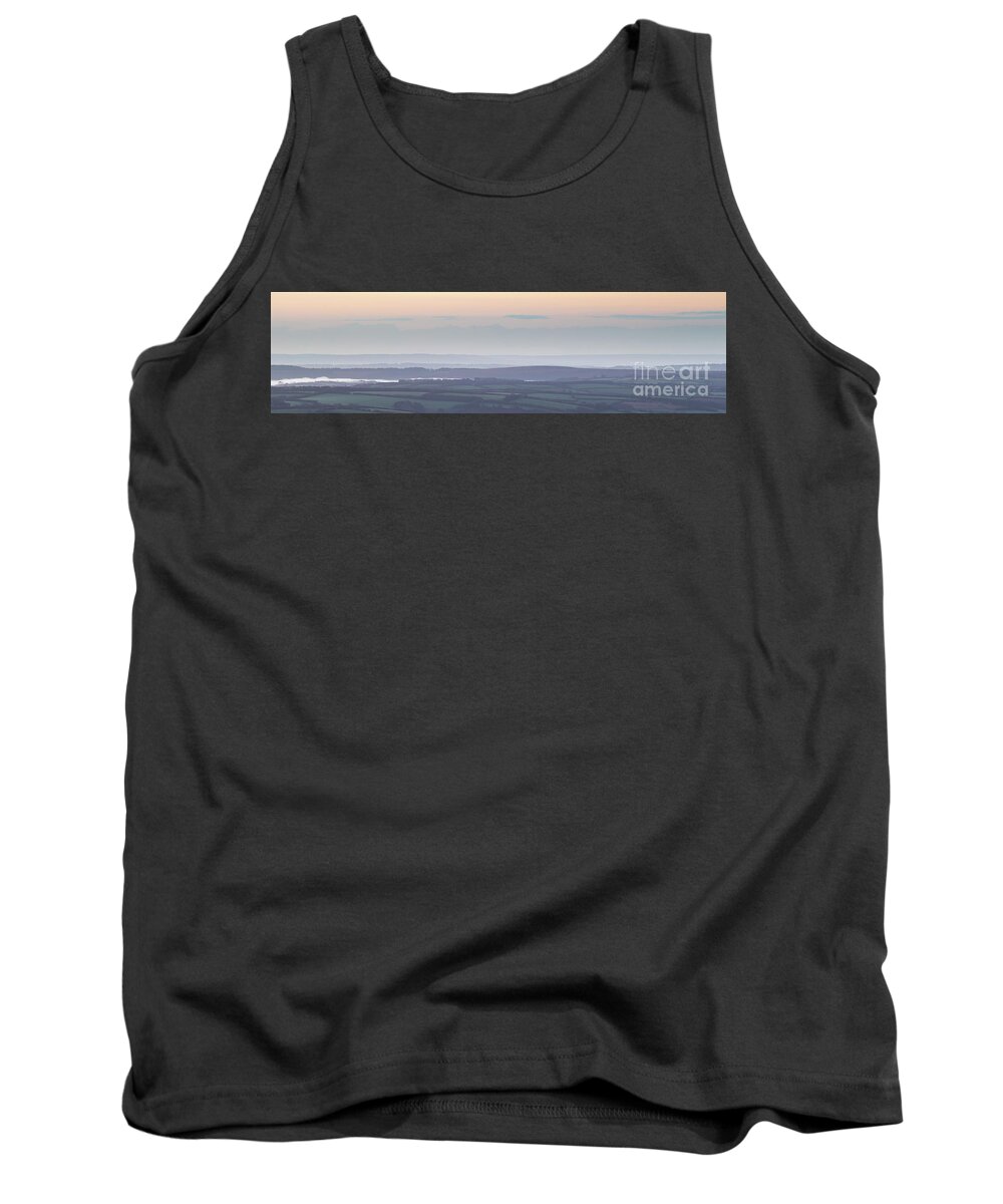 Exmoor Tank Top featuring the photograph Dunkery Hill Morning by Andy Myatt