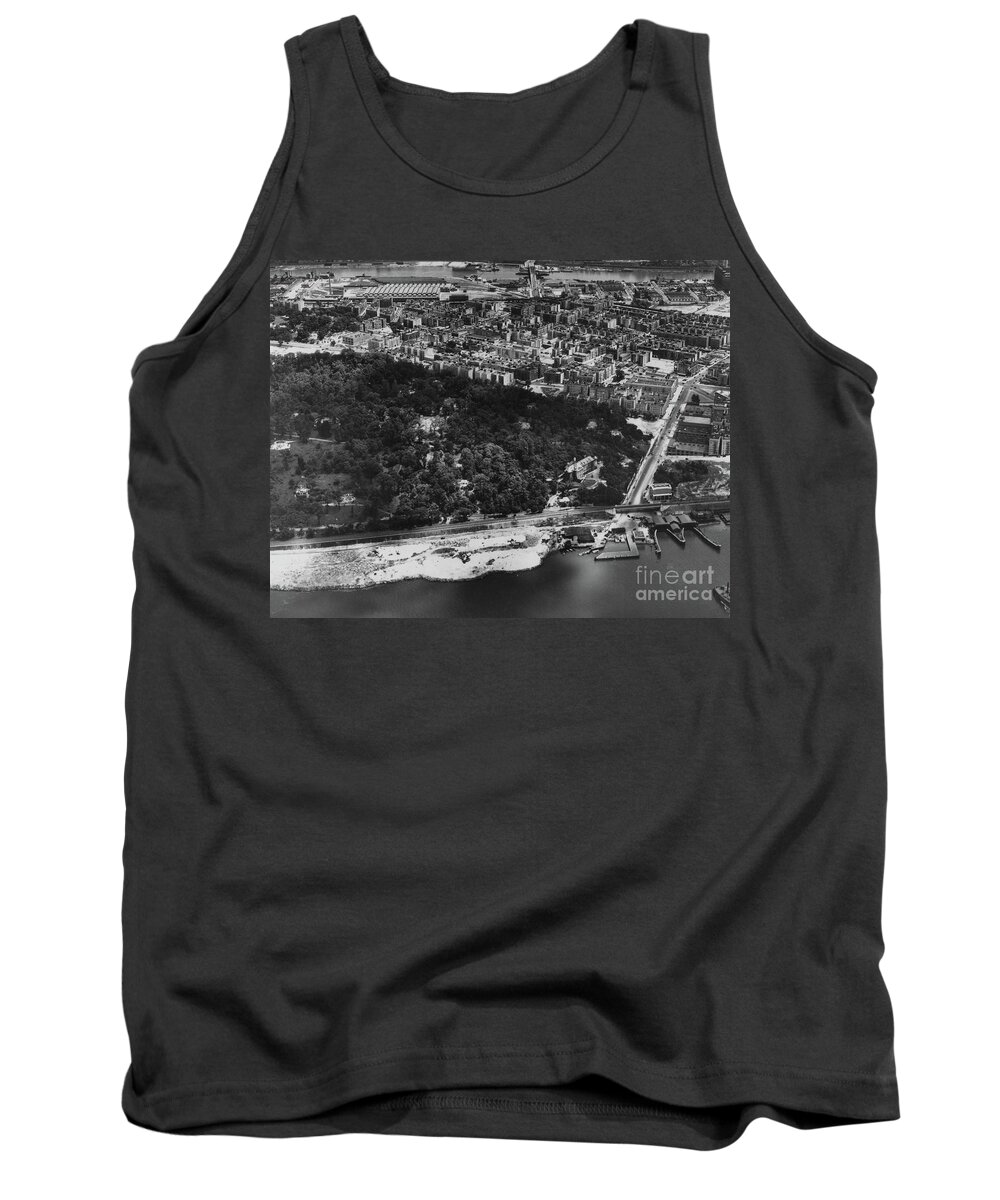 Inwood Tank Top featuring the photograph Dyckman Street Ferry, 1935 by Cole Thompson