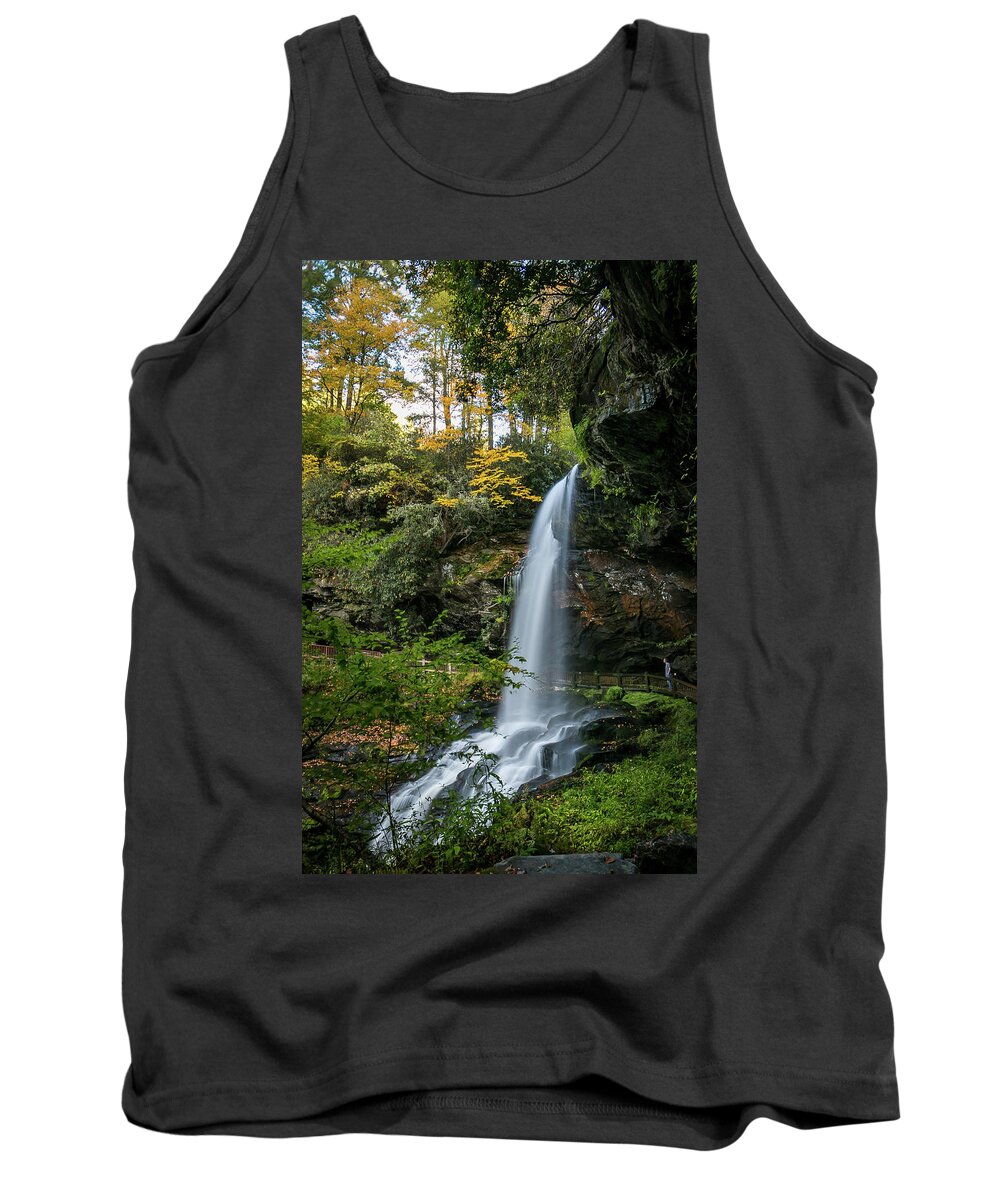 Dry Falls Tank Top featuring the photograph Early Autumn at Dry Falls by Chris Berrier
