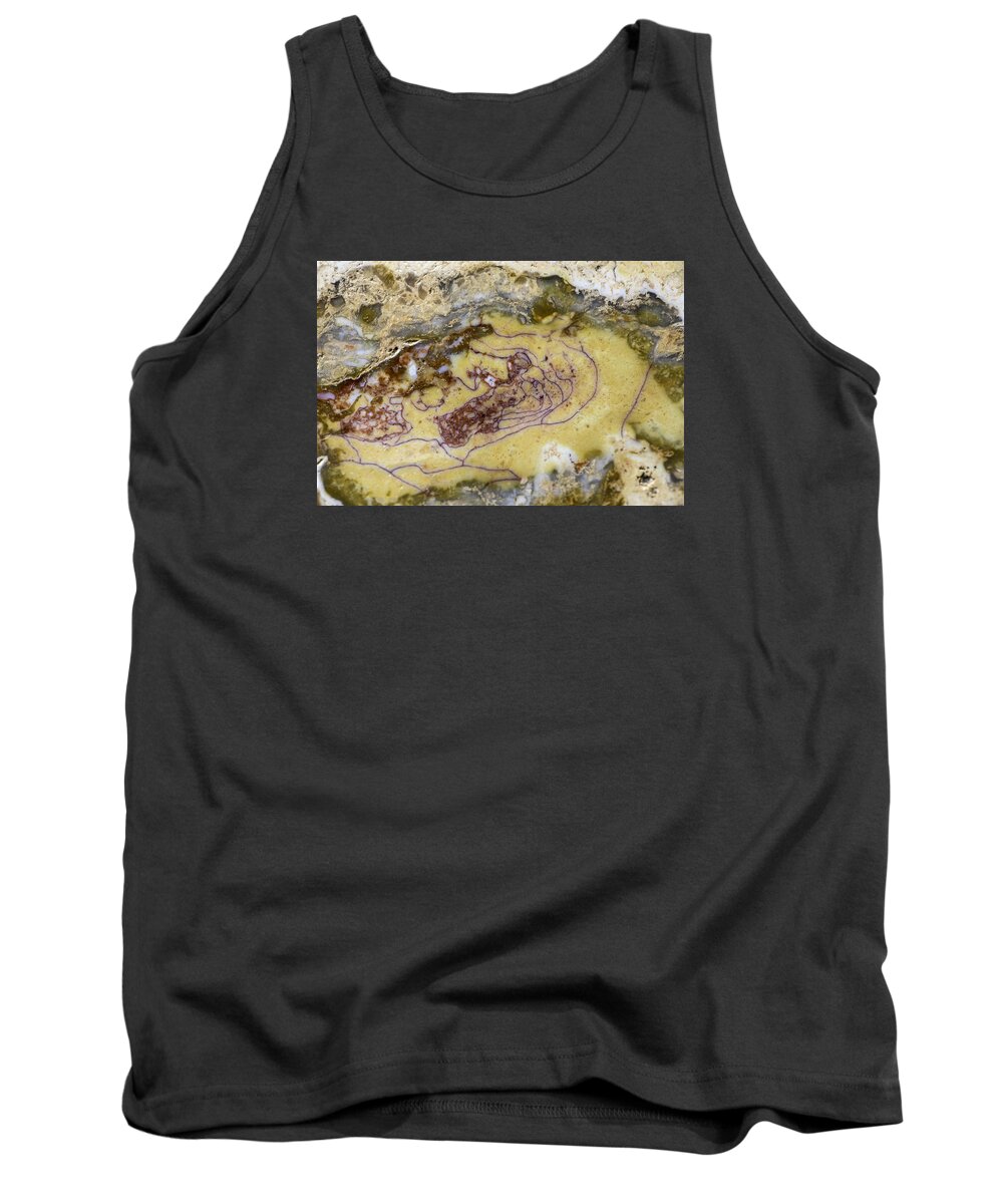 Macro Tank Top featuring the photograph Earth Portrait 007 by David Waldrop