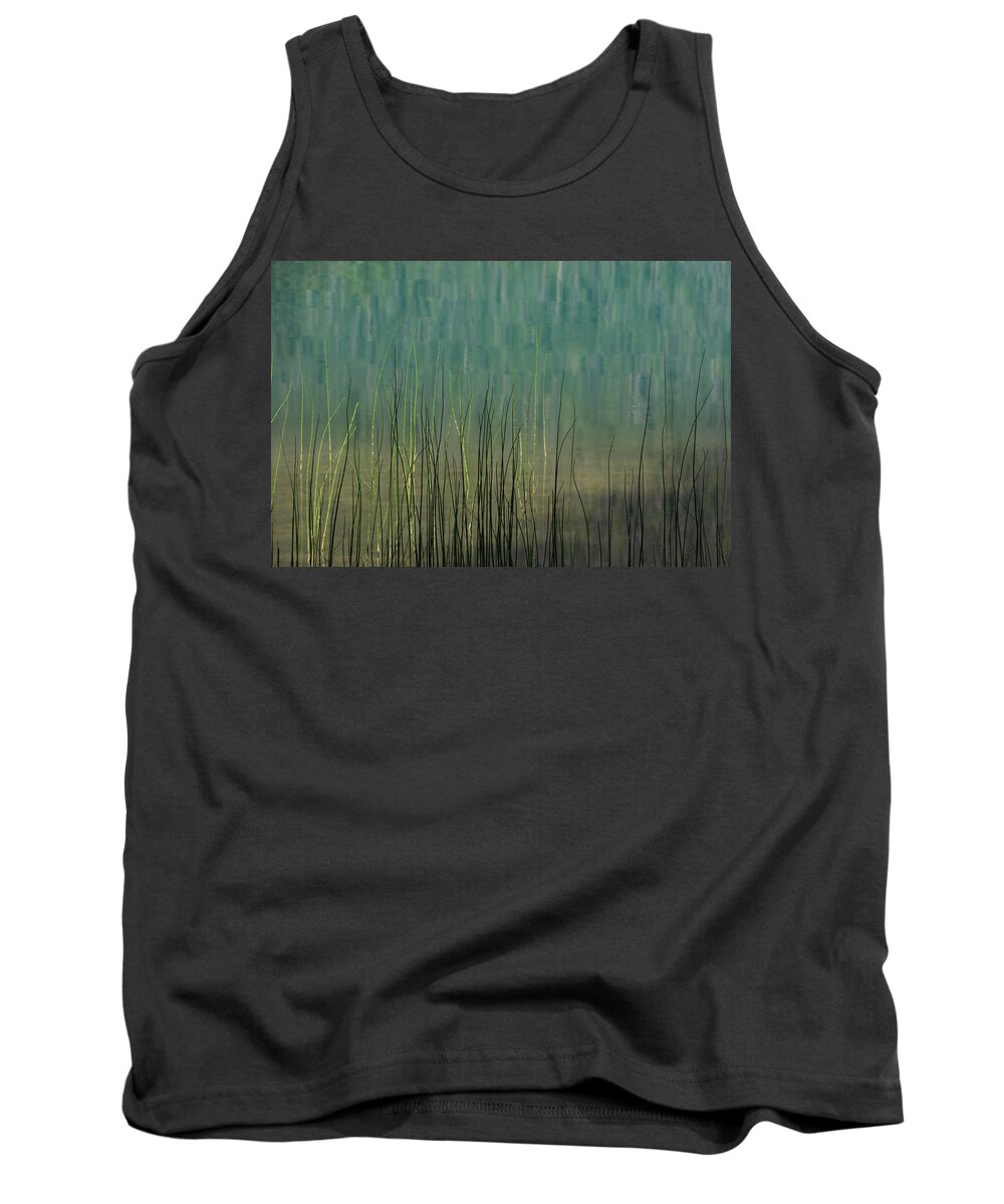 Lake Tank Top featuring the photograph Edge of the Lake - 365-262 by Inge Riis McDonald