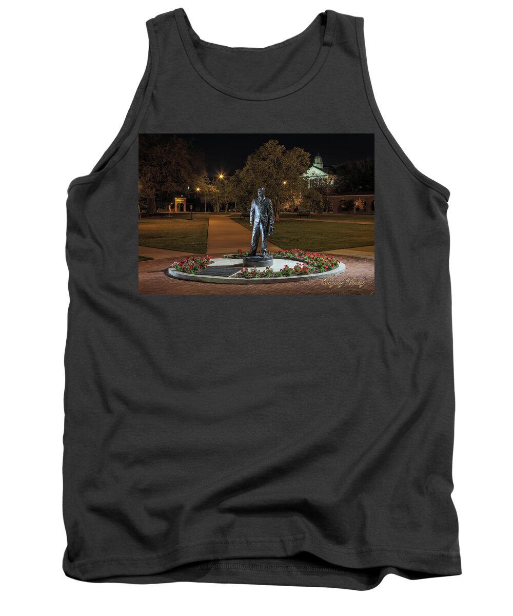 Edwin Stephens Tank Top featuring the photograph Edwin Stephens at Night by Gregory Daley MPSA