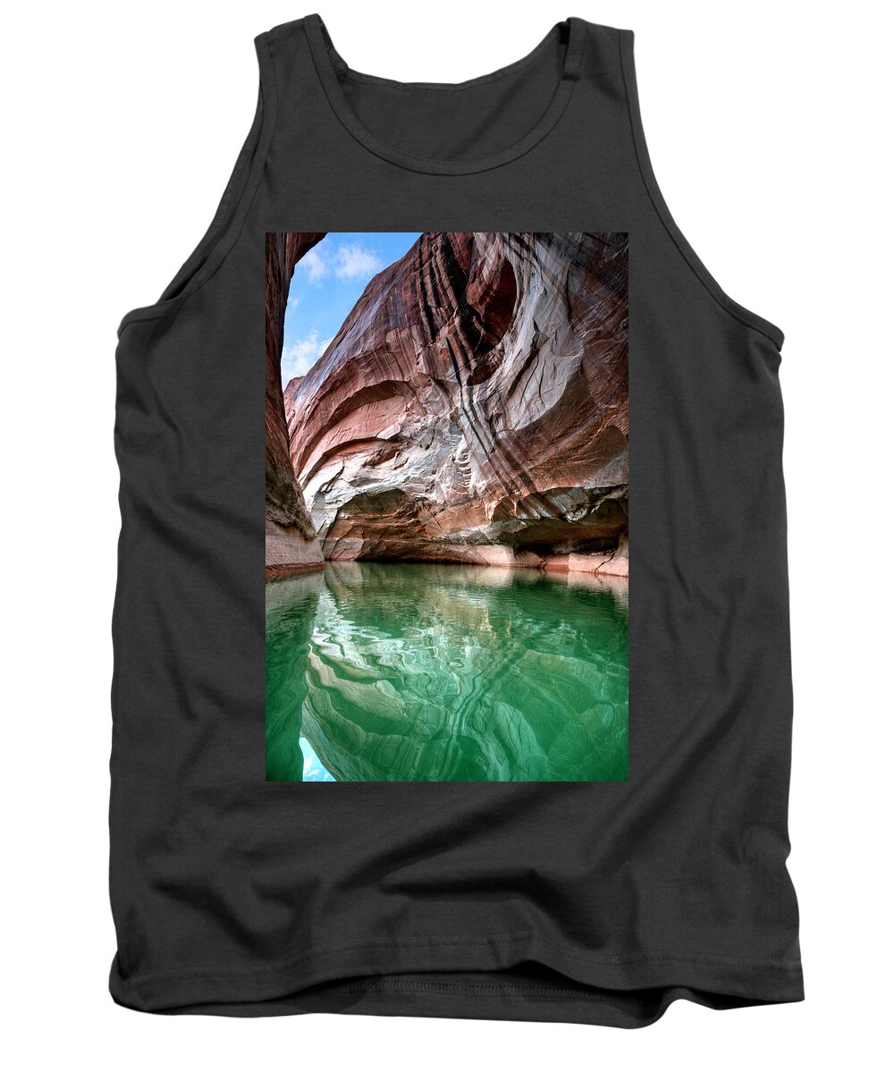 Boating Tank Top featuring the photograph Emerald Bay by David Andersen