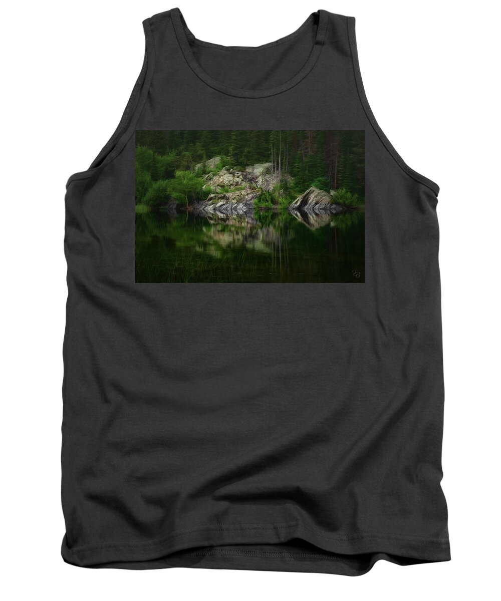 Colorado Tank Top featuring the photograph Emerald Forest by Debra Boucher