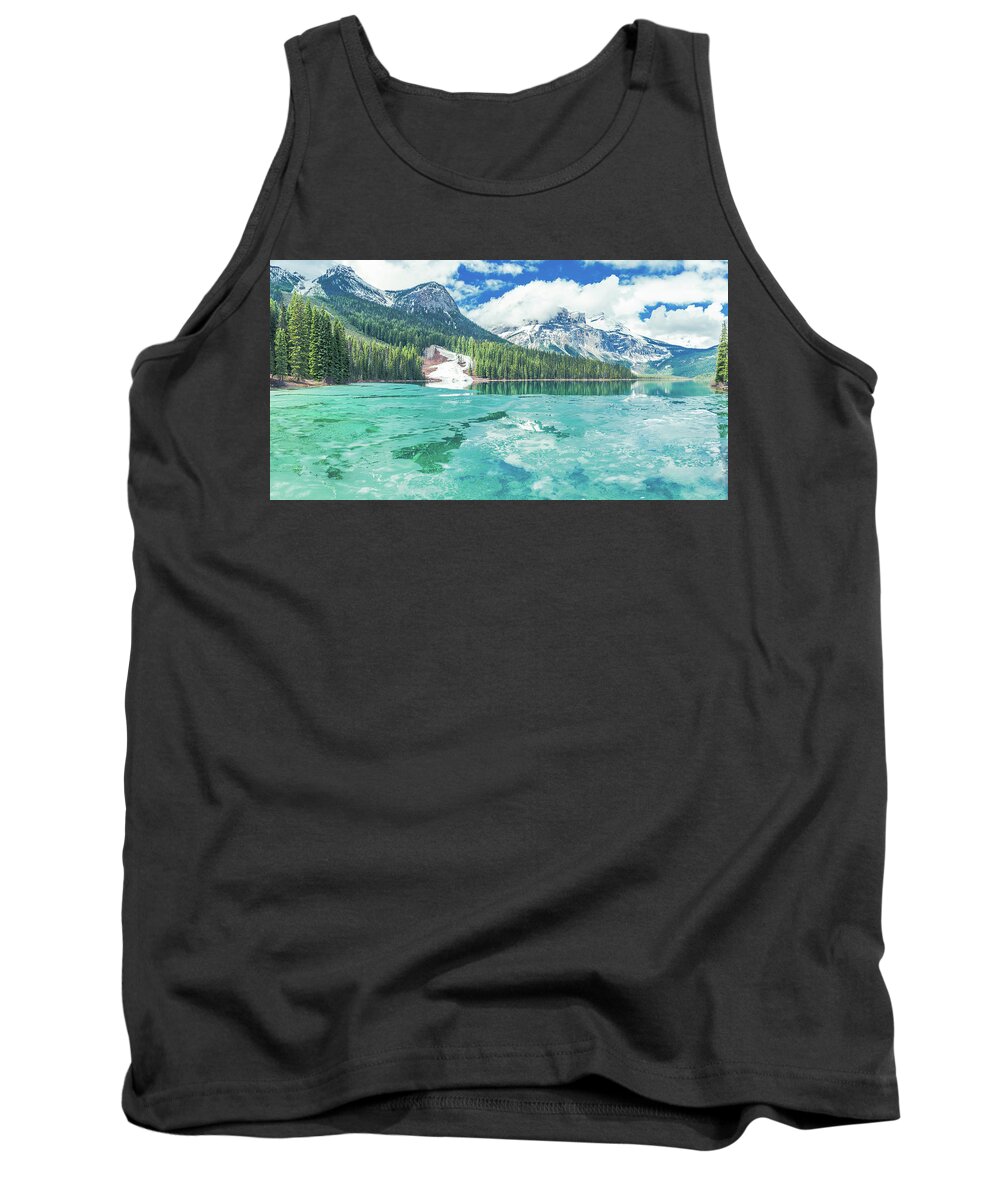 Canada Tank Top featuring the photograph Emerald Lake - Yoho National Park by David Lee