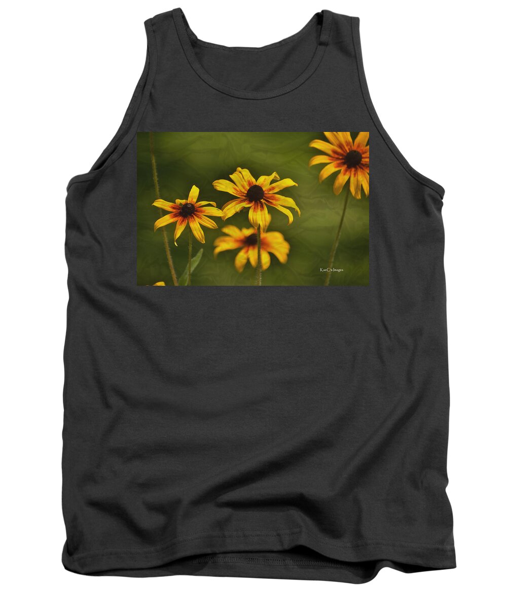 Daisy Tank Top featuring the photograph End of Summer by Kae Cheatham